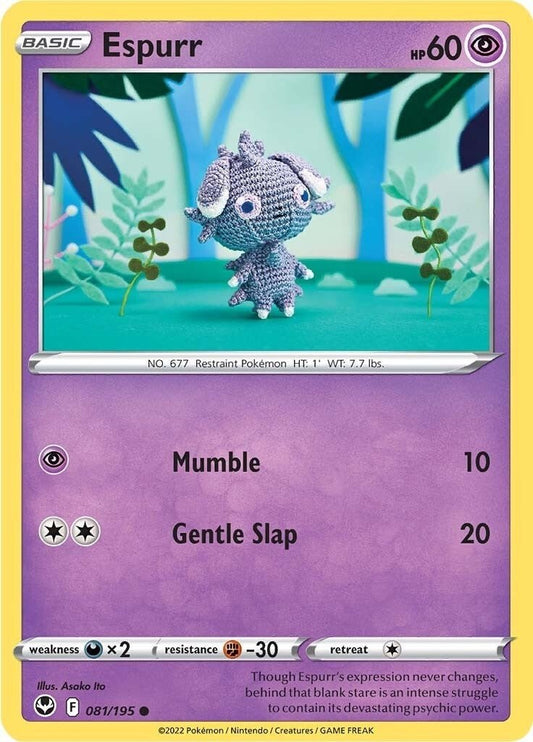 Pokemon - Espurr (081/195) (SWSH12: Silver Tempest)