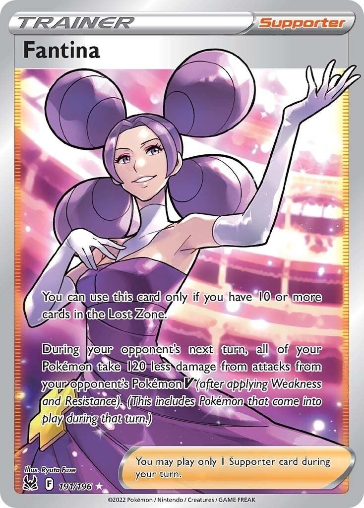 Pokemon - Fantina (Full Art) (191/196) (SWSH11: Lost Origin)