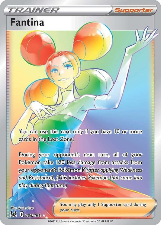 Pokemon - Fantina (Secret) (206/196) (SWSH11: Lost Origin)