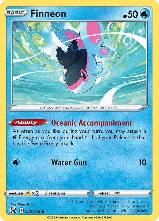 Pokemon - Finneon (040/196) (SWSH11: Lost Origin)