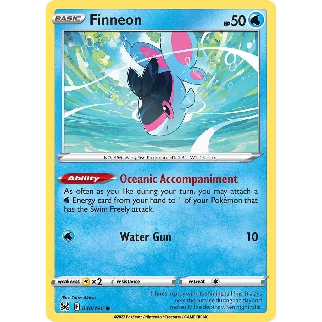Pokemon Finneon (040/196) (SWSH11: Lost Origin) by LAB7 Malta, Europe