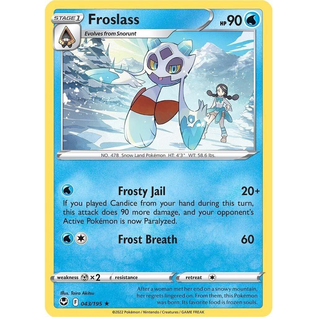 The Pokemon Company Froslass (043/195) (SWSH12: Silver Tempest) by LAB7 Malta, Europe