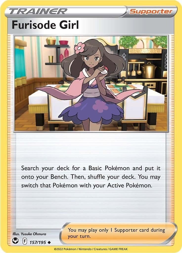Pokemon - Furisode Girl (157/195) (SWSH12: Silver Tempest)