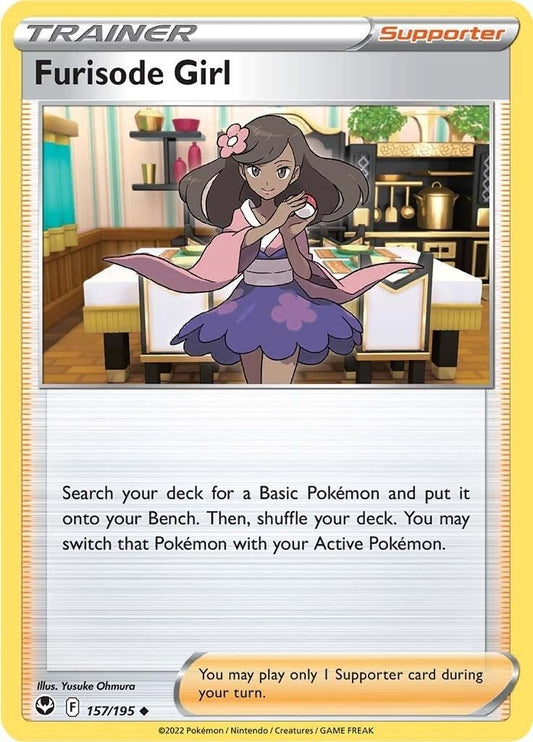 Pokemon - Furisode Girl (157/195) (SWSH12: Silver Tempest)