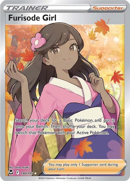 Pokemon - Furisode Girl (Full Art) (190/195) (SWSH12: Silver Tempest)