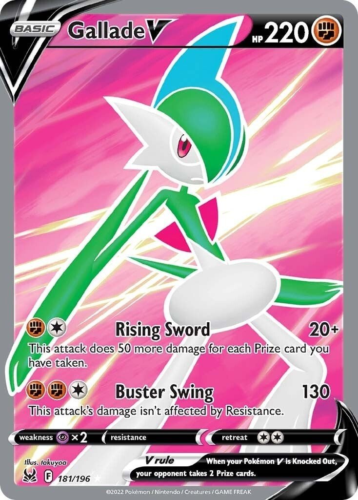 Pokemon - Gallade V (Full Art) (181/196) (SWSH11: Lost Origin)