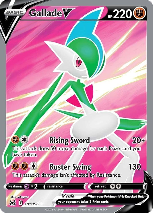 Pokemon - Gallade V (Full Art) (181/196) (SWSH11: Lost Origin)