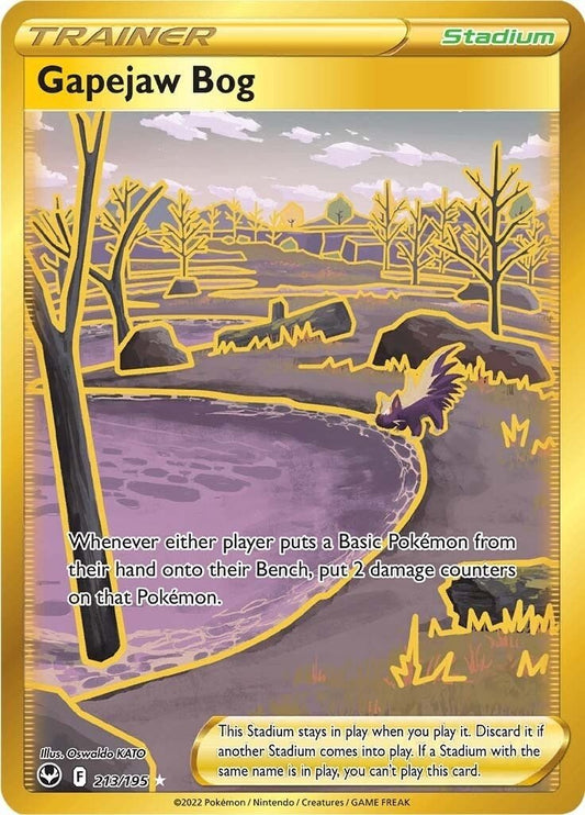 Pokemon - Gapejaw Bog (213/195) (SWSH12: Silver Tempest)
