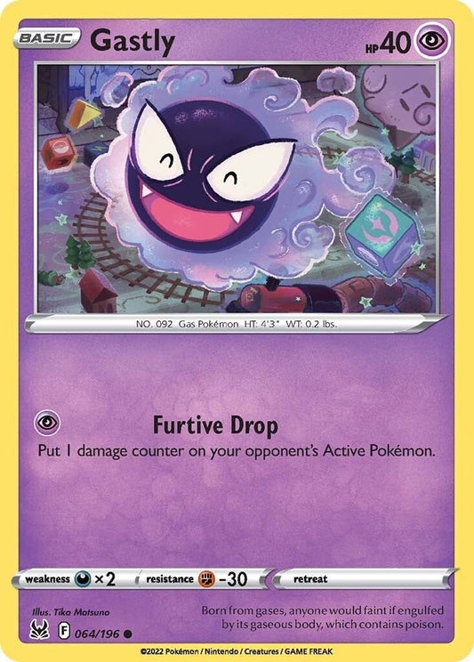 Pokemon - Gastly (064/196) (SWSH11: Lost Origin)