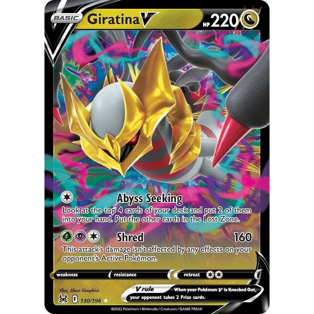 Pokemon Giratina V (130/196) (SWSH11: Lost Origin) by LAB7 Malta, Europe