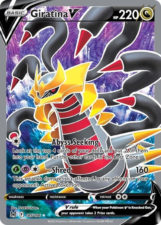 Pokemon - Giratina V (Full Art) (185/196) (SWSH11: Lost Origin)
