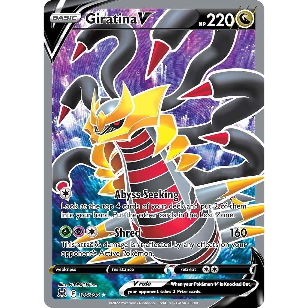 Pokemon Giratina V (Full Art) (185/196) (SWSH11: Lost Origin) by LAB7 Malta, Europe