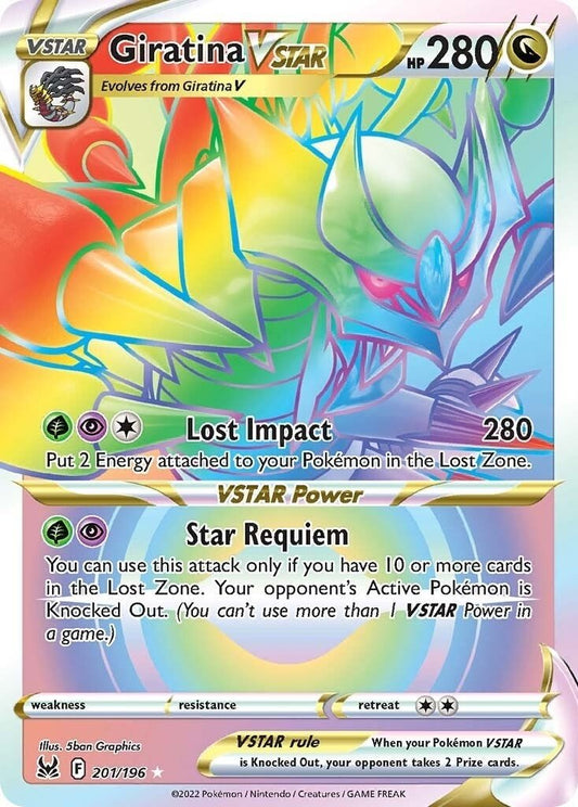 Pokemon - Giratina VSTAR (201) (Secret) (201/196) (SWSH11: Lost Origin)