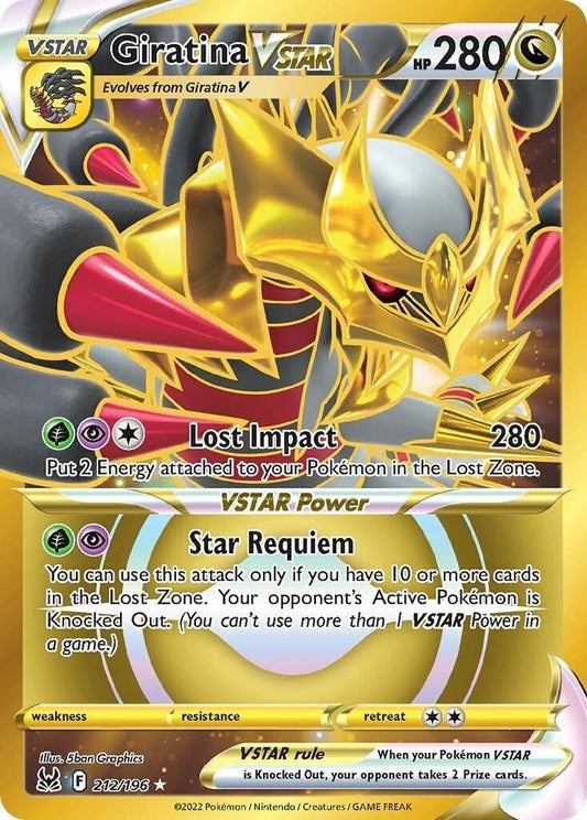 Pokemon - Giratina VSTAR (212) (Secret) (212/196) (SWSH11: Lost Origin)