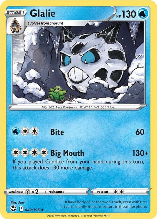 Pokemon - Glalie (042/195) (SWSH12: Silver Tempest)