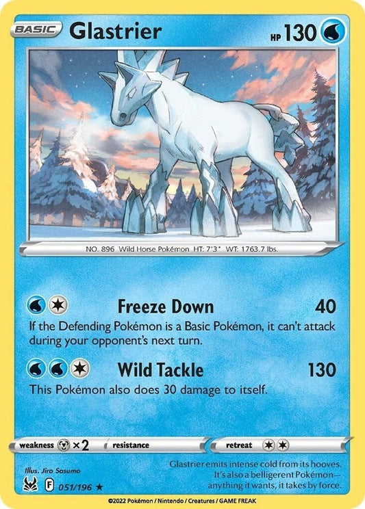 Pokemon - Glastrier (051/196) (SWSH11: Lost Origin)