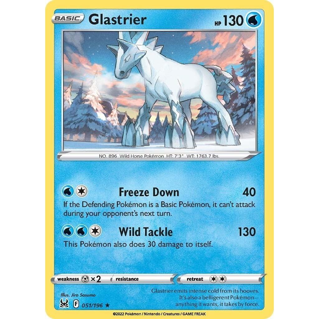 Pokemon Glastrier (051/196) (SWSH11: Lost Origin) by LAB7 Malta, Europe