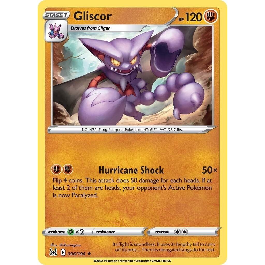 Pokemon Gliscor (096/196) (SWSH11: Lost Origin) by LAB7 Malta, Europe