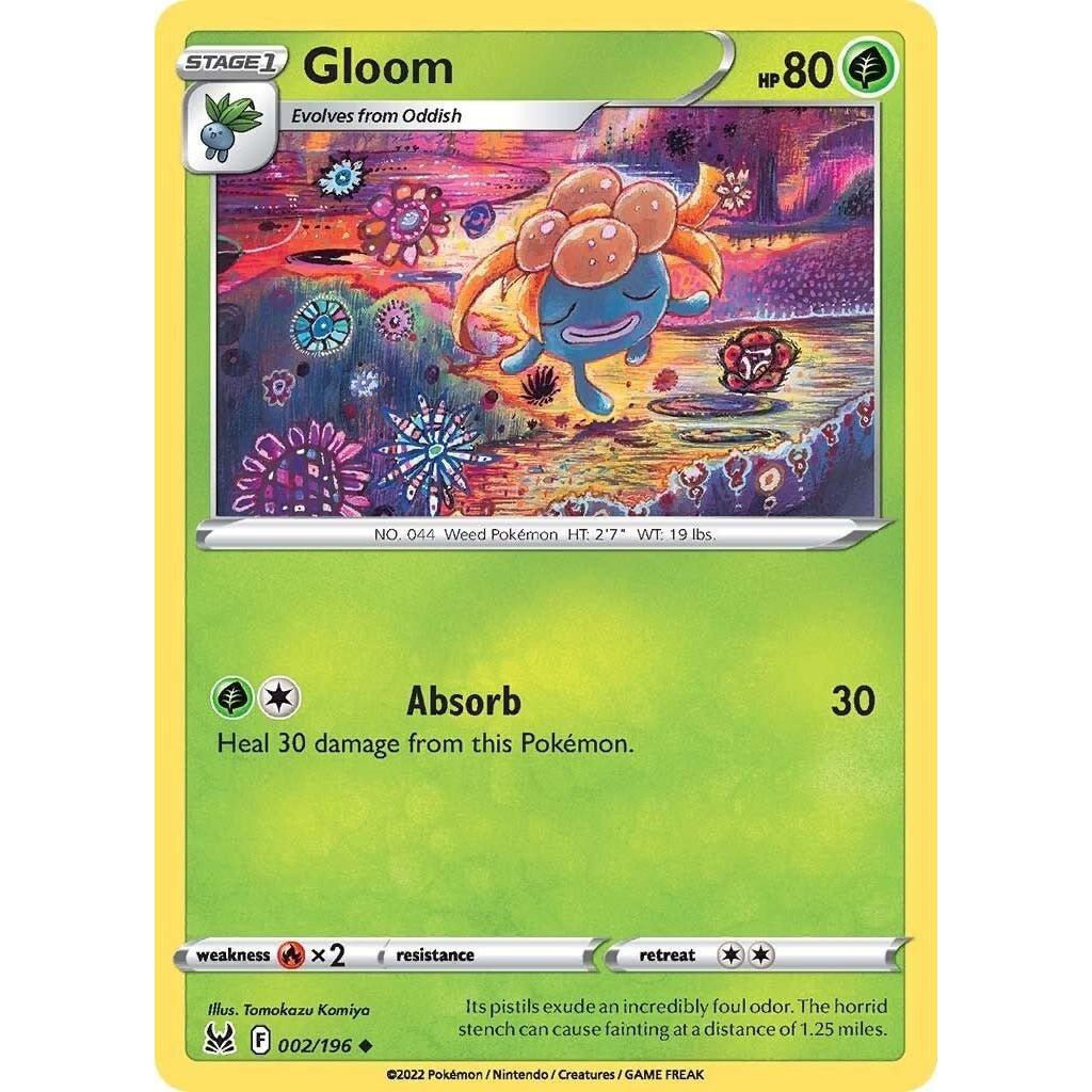Pokemon Gloom (002/196) (SWSH11: Lost Origin) by LAB7 Malta, Europe