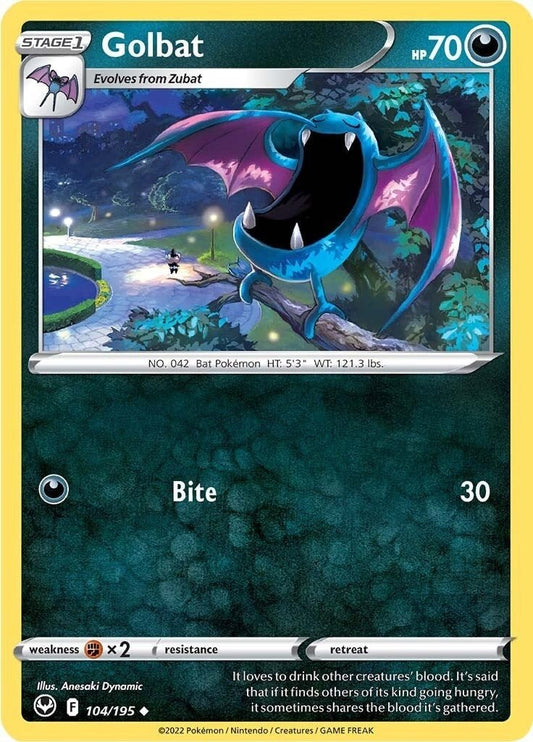 Pokemon - Golbat (104/195) (SWSH12: Silver Tempest)