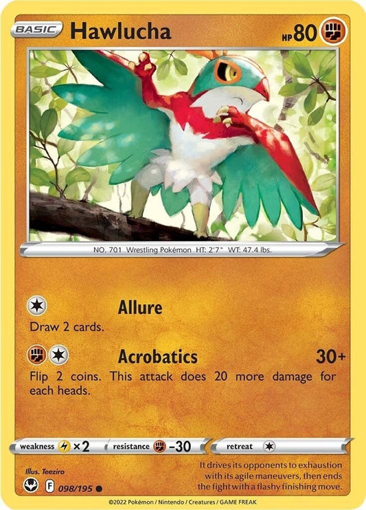 Pokemon - Hawlucha (098/195) (SWSH12: Silver Tempest)