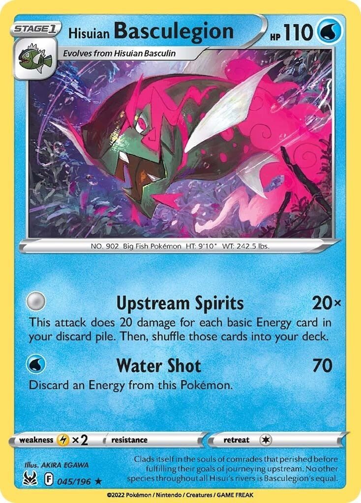Pokemon - Hisuian Basculegion (045/196) (SWSH11: Lost Origin)