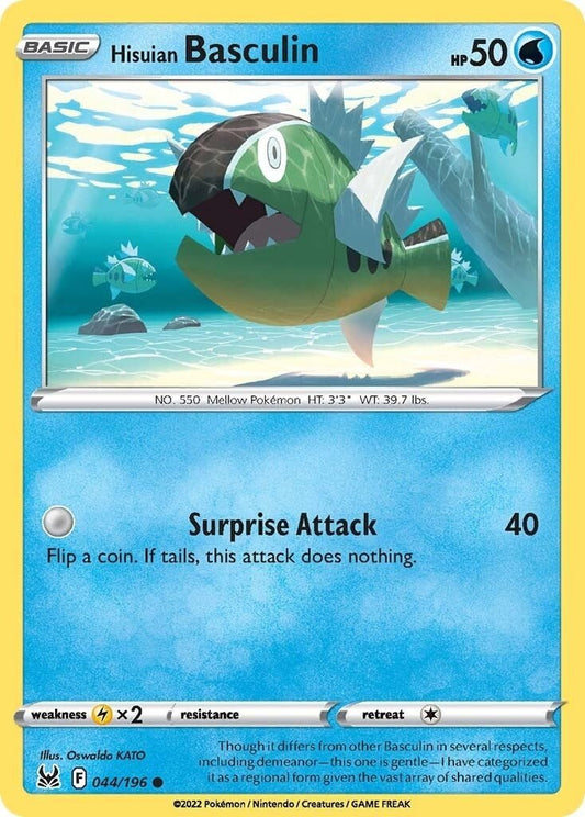 Pokemon - Hisuian Basculin (044/196) (SWSH11: Lost Origin)