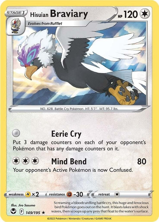 Pokemon - Hisuian Braviary (149/195) (SWSH12: Silver Tempest)