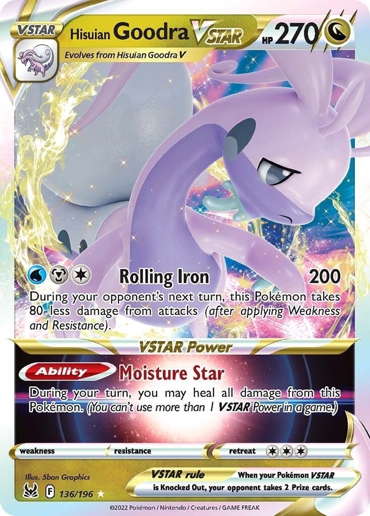 Pokemon - Hisuian Goodra VSTAR (136/196) (SWSH11: Lost Origin)