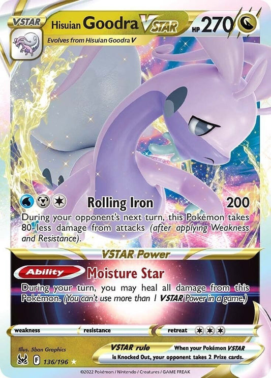 Pokemon - Hisuian Goodra VSTAR (136/196) (SWSH11: Lost Origin)
