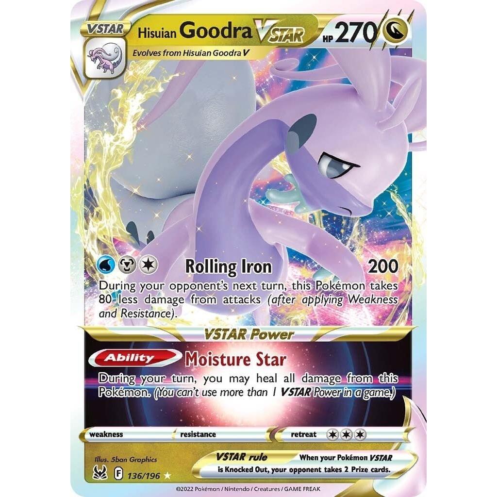 Pokemon Hisuian Goodra VSTAR (136/196) (SWSH11: Lost Origin) by LAB7 Malta, Europe
