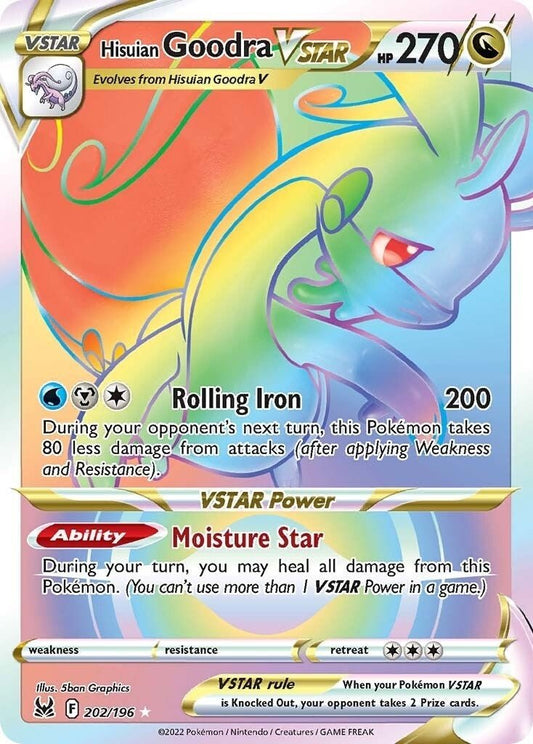 Pokemon - Hisuian Goodra VSTAR (Secret) (202/196) (SWSH11: Lost Origin)