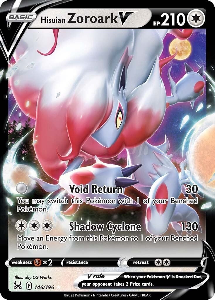 Pokemon - Hisuian Zoroark V (146/196) (SWSH11: Lost Origin)
