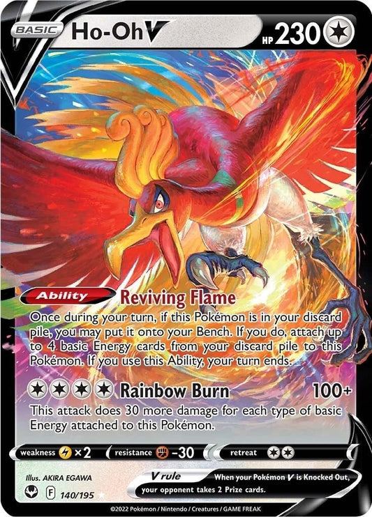 Pokemon - Ho - Oh V (140/195) (SWSH12: Silver Tempest)