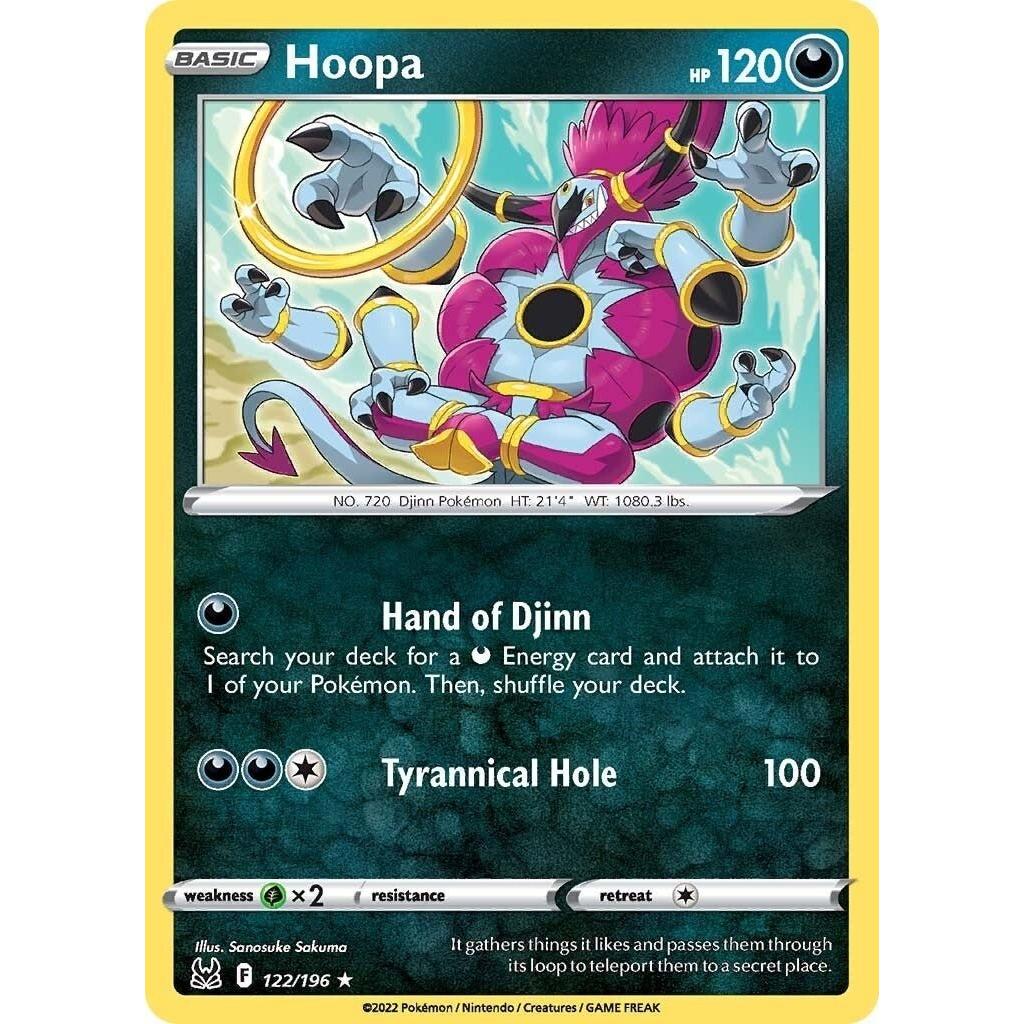 Pokemon Hoopa (122/196) (SWSH11: Lost Origin) by LAB7 Malta, Europe
