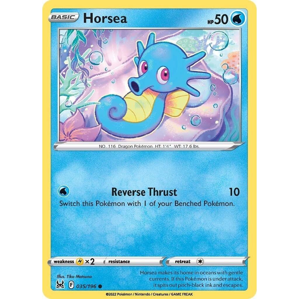 Pokemon Horsea (035/196) (SWSH11: Lost Origin) by LAB7 Malta, Europe