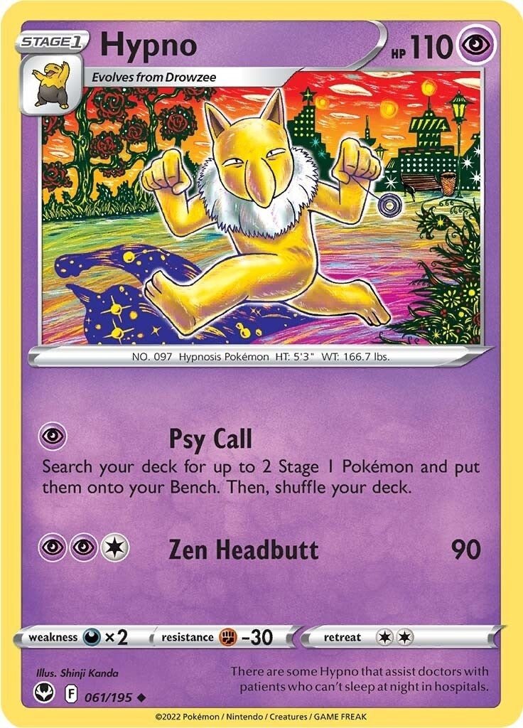 Pokemon - Hypno (061/195) (SWSH12: Silver Tempest)