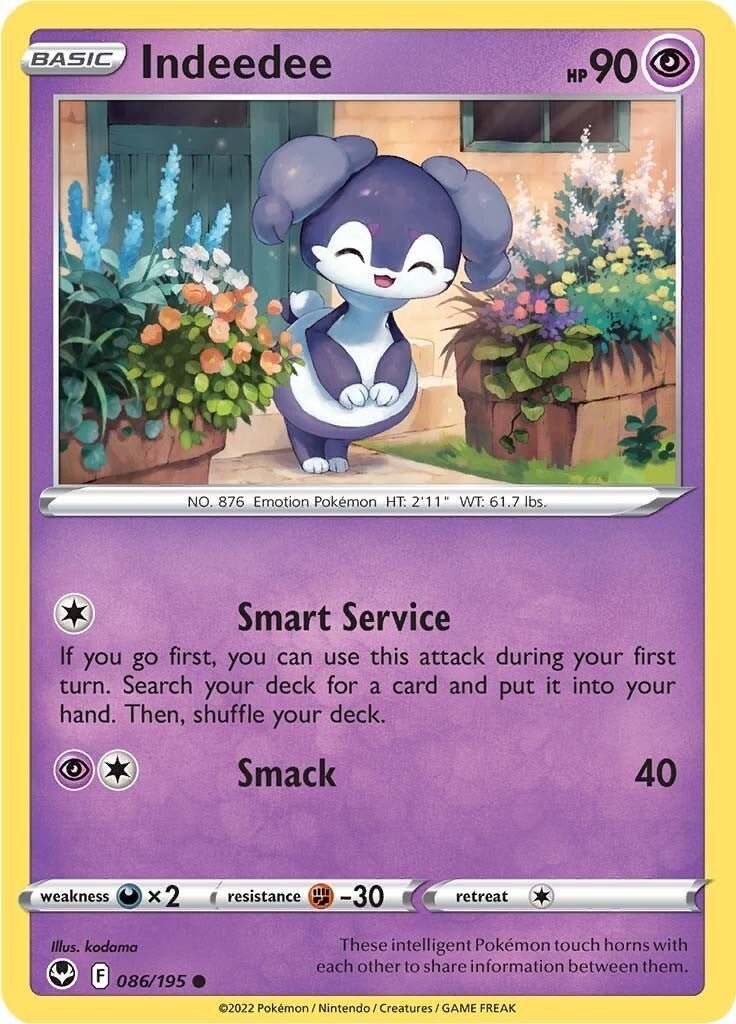 Pokemon - Indeedee (086/195) (SWSH12: Silver Tempest)