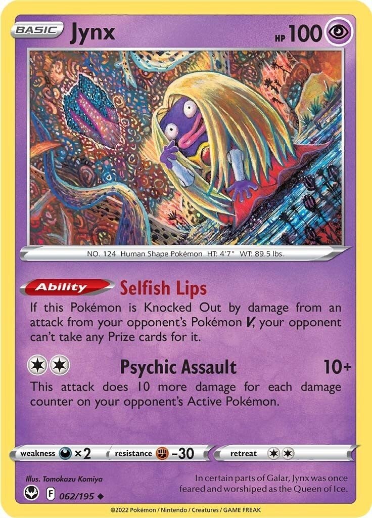Pokemon - Jynx (062/195) (SWSH12: Silver Tempest)