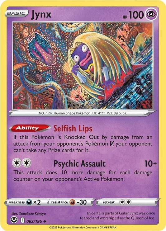 Pokemon - Jynx (062/195) (SWSH12: Silver Tempest)