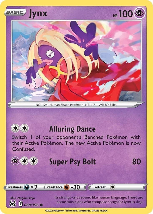 Pokemon - Jynx (068/196) (SWSH11: Lost Origin)