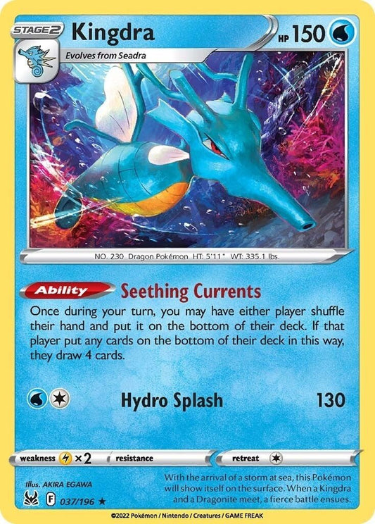 Pokemon - Kingdra (037/196) (SWSH11: Lost Origin)