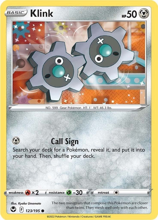 Pokemon - Klink (123/195) (SWSH12: Silver Tempest)