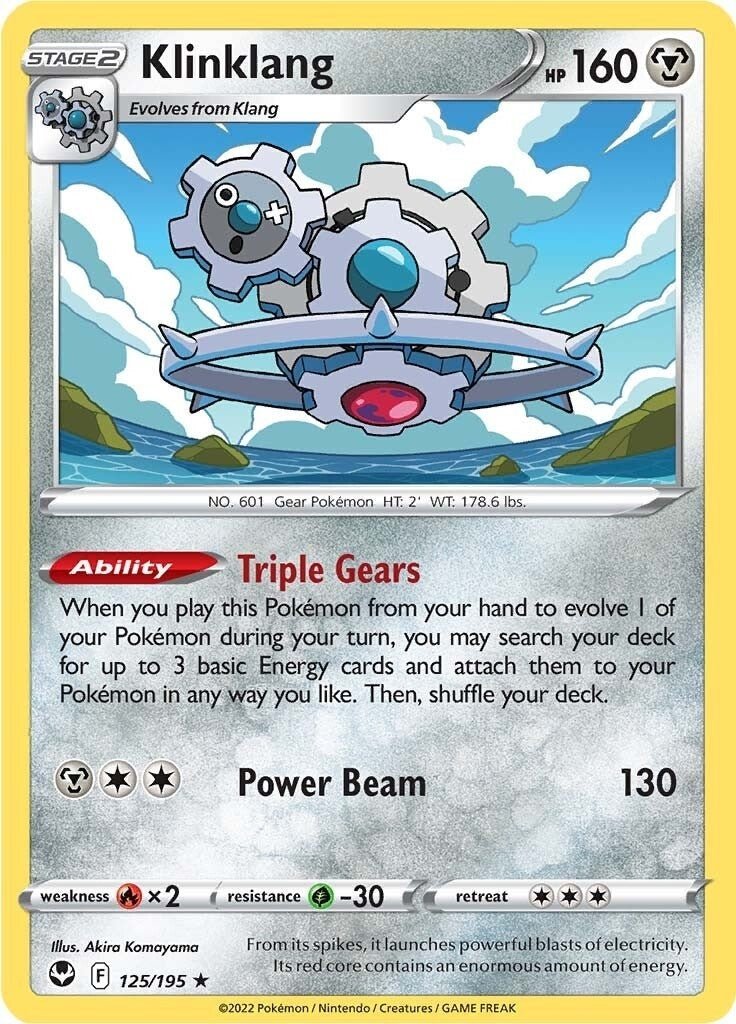 Pokemon - Klinklang (125/195) (SWSH12: Silver Tempest)