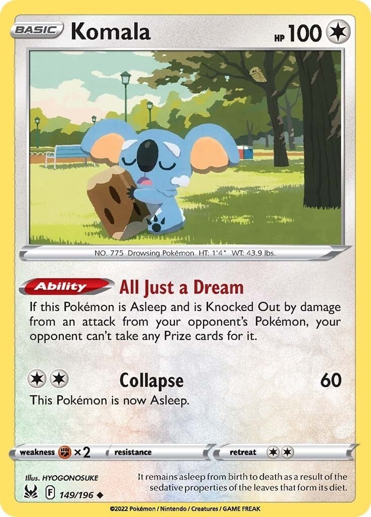 Pokemon - Komala (149/196) (SWSH11: Lost Origin)