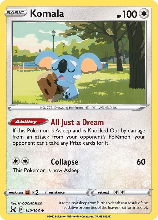 Pokemon - Komala (149/196) (SWSH11: Lost Origin)