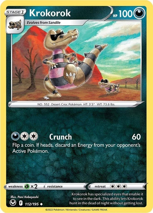 Pokemon - Krokorok (112/195) (SWSH12: Silver Tempest)