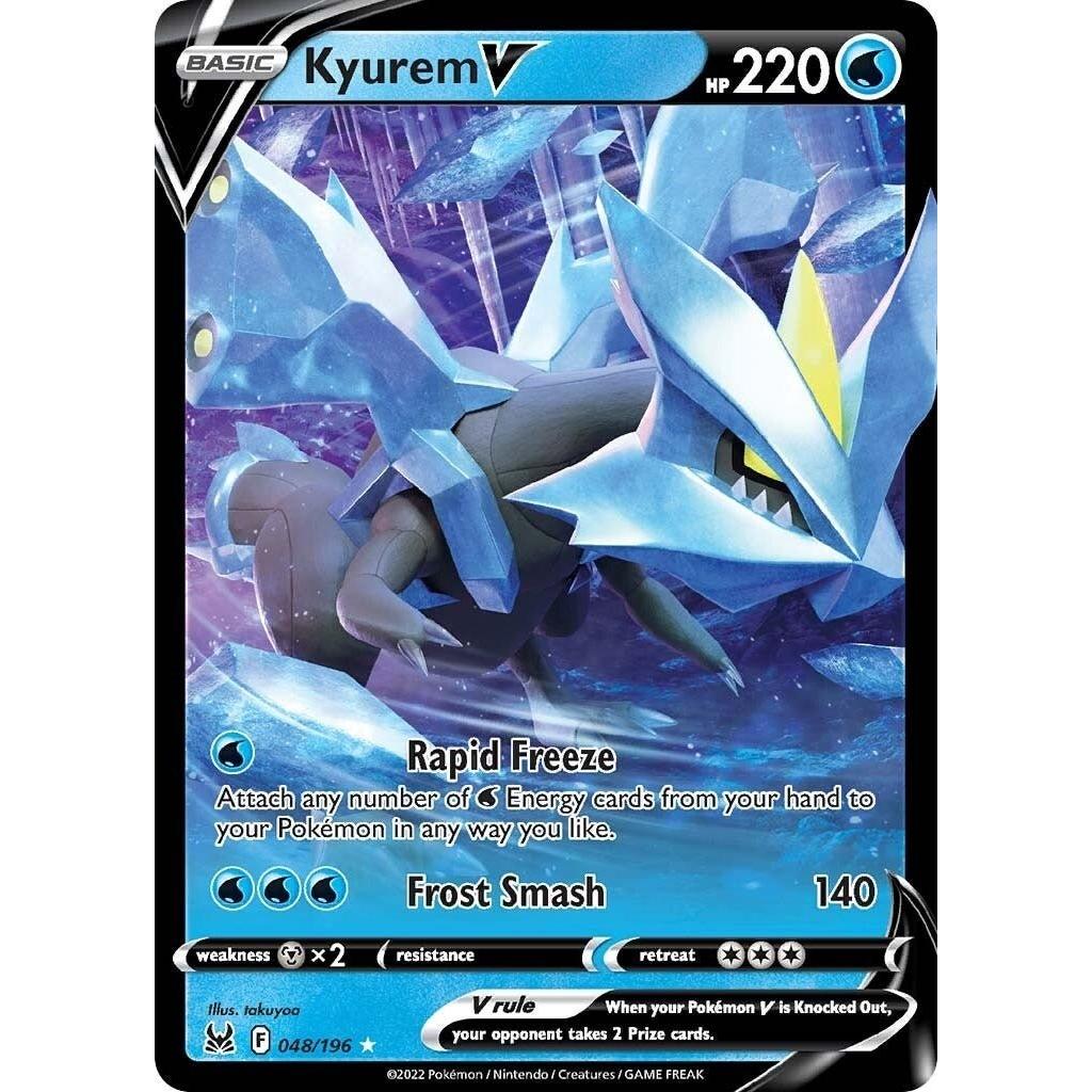 Pokemon Kyurem V (048/196) (SWSH11: Lost Origin) by LAB7 Malta, Europe