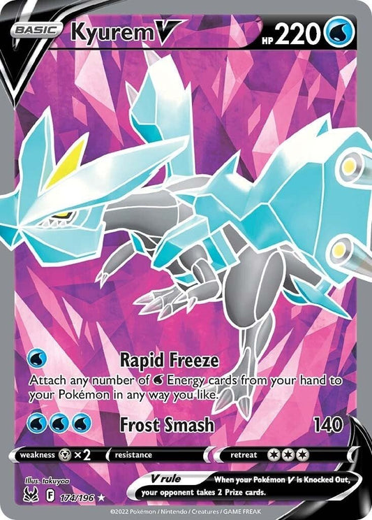 Pokemon - Kyurem V (Full Art) (174/196) (SWSH11: Lost Origin)
