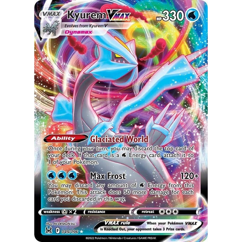Pokemon Kyurem VMAX (049/196) (SWSH11: Lost Origin) by LAB7 Malta, Europe